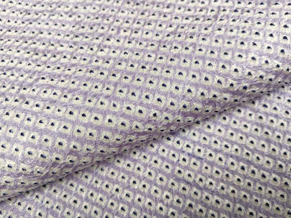 平和屋着物●大変加工の良い総絞り小紋　正絹　逸品　AABJ9342ph