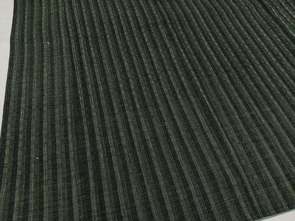 平和屋着物●上質な紬　網代織　間道　正絹　逸品　AABJ9343ph