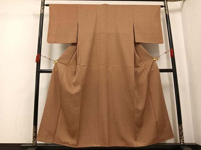 平和屋着物●江戸小紋　小花文　正絹　逸品　未使用　AABJ9348ph
