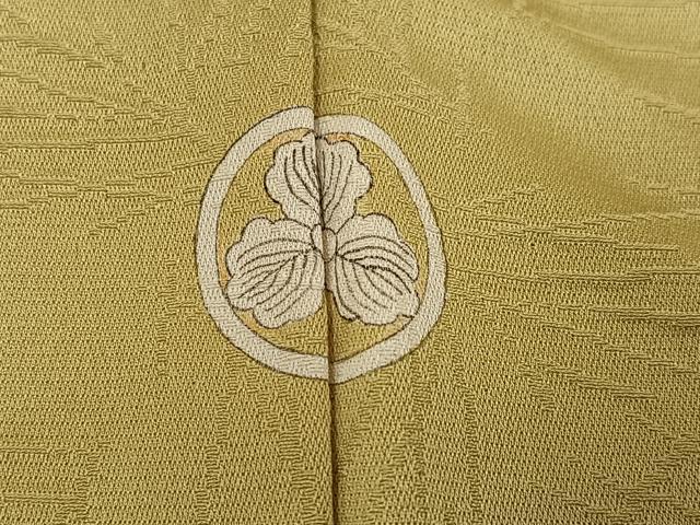 平和屋着物●上質な色無地　木蘭色　正絹　逸品　AABJ9351ph
