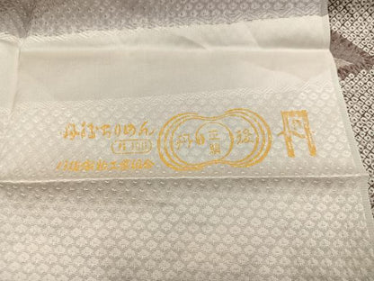 平和屋着物●訪問着　松竹梅風景文　丹後ちりめん　反端付き　正絹　逸品　AABJ9353ph