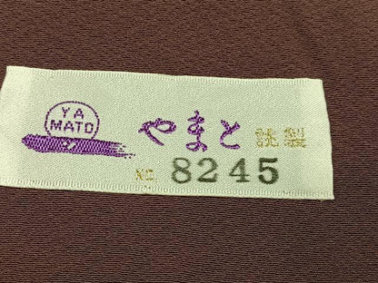 平和屋着物●訪問着　草花文　暈し染め　やまと誂製　正絹　逸品　AABJ9358ph