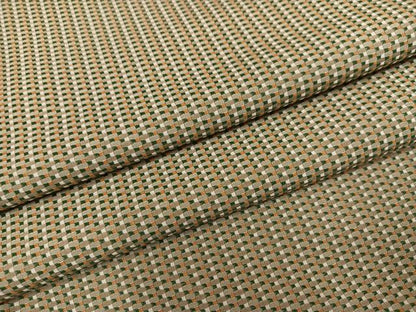 平和屋着物●お召　網代文　正絹　逸品　AABJ9359ph