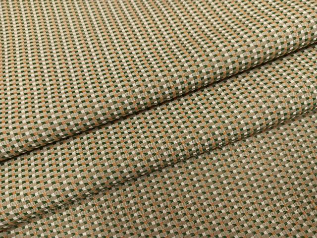 平和屋着物●お召　網代文　正絹　逸品　AABJ9359ph