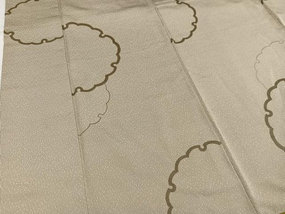 平和屋着物●世界的友禅作家　千地泰弘　小紋　雪輪文　正絹　逸品　AABJ9364ph