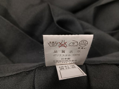 平和屋着物●女性　行灯袴　刺繍　夜桜　黒地　洗える着物　AABJ9367ph