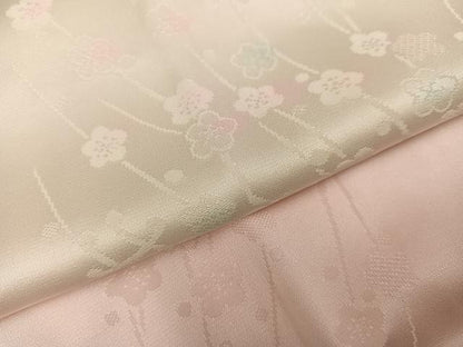 平和屋着物●振袖用長襦袢　御所車文　暈し染め　鈴乃屋扱い　正絹　逸品　AABJ9372ph