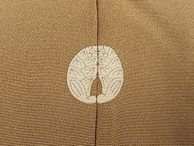 平和屋着物●訪問着　駒刺繍　風景草花文　金彩　正絹　逸品　AABJ9381ph