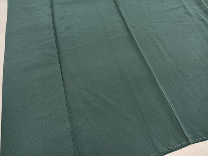 平和屋着物●上質な色無地　柳煤竹色　正絹　逸品　未使用　AABJ9384ph