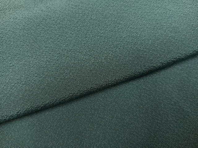 平和屋着物●上質な色無地　柳煤竹色　正絹　逸品　未使用　AABJ9384ph