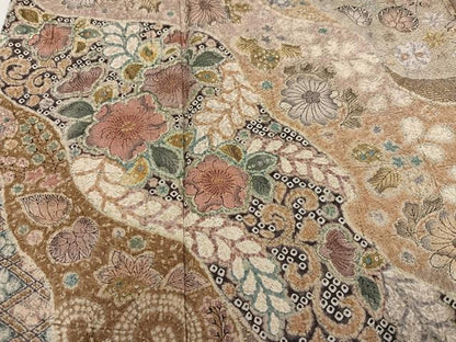 平和屋着物●訪問着　絞り　辻が花　金彩　正絹　逸品　AABJ9389ph