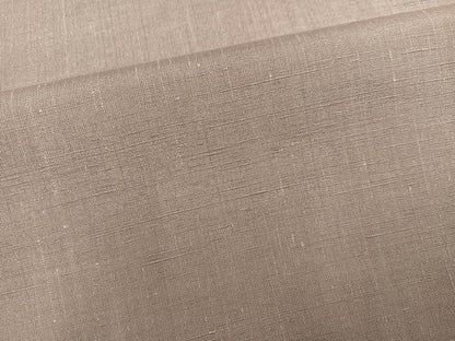 平和屋着物●上質な紬　色無地　枯野色　正絹　逸品　未使用　AABJ9403ph