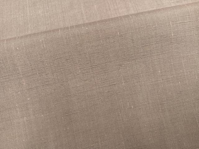 平和屋着物●上質な紬　色無地　枯野色　正絹　逸品　未使用　AABJ9403ph
