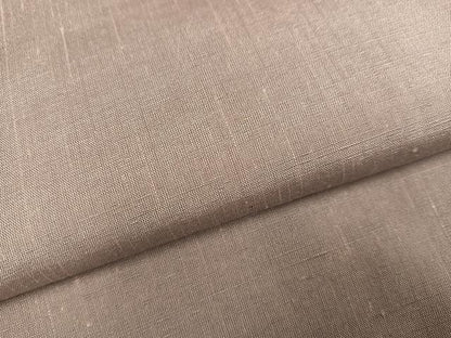 平和屋着物●上質な紬　色無地　枯野色　正絹　逸品　未使用　AABJ9403ph