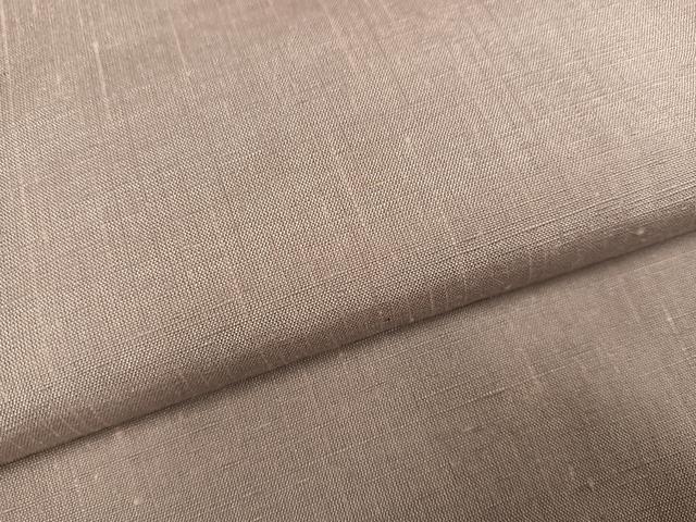 平和屋着物●上質な紬　色無地　枯野色　正絹　逸品　未使用　AABJ9403ph
