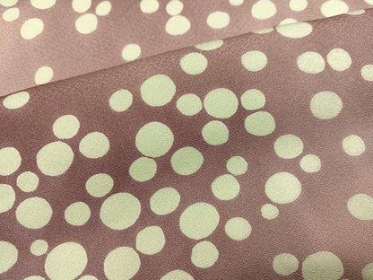 平和屋着物●上質な小紋　霞文　暈し染め　正絹　逸品　AABJ9405ph