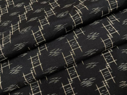 平和屋着物●久留米絣　綿　逸品　AABJ9409ph