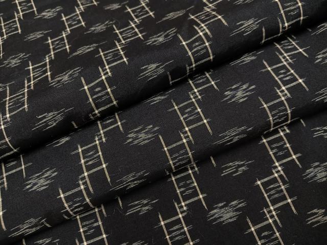 平和屋着物●久留米絣　綿　逸品　AABJ9409ph