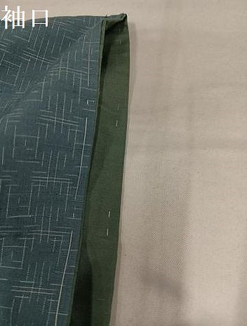 平和屋着物●上質な紬　幾何学文様　正絹　逸品　AABJ9417ph