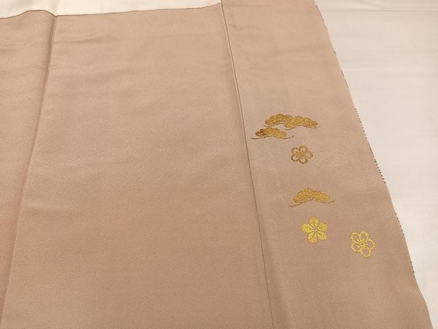 平和屋着物●金彩友禅　卓越技能者・名工・和田光正　訪問着　雪輪立波花文　暈し染め　金銀彩　正絹　逸品　AABJ9423ph