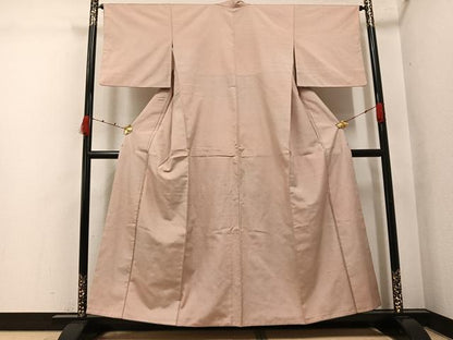 平和屋着物●上質な紬　霞文　正絹　逸品　AABJ9434ph