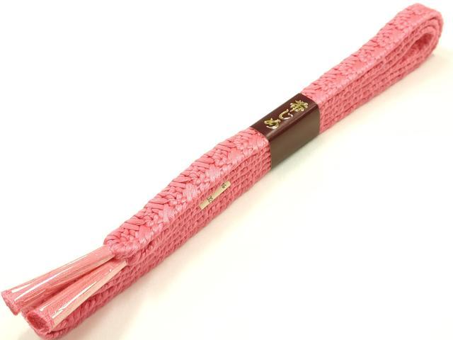 平和屋着物●和装小物　帯締め・帯揚げセット　平組　総絞り　逸品　未使用　AABJ9453ay