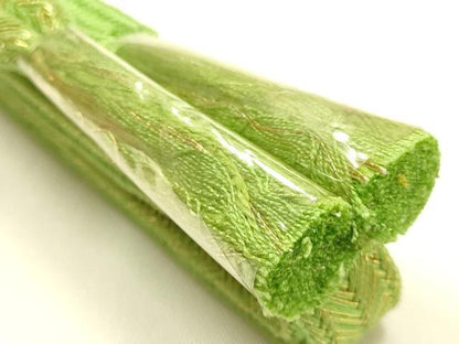 平和屋着物●和装小物　帯締め・帯揚げセット　大和組　道長地紋　金糸　金銀彩　さが美扱い　逸品　未使用品あり　AABJ9455ay