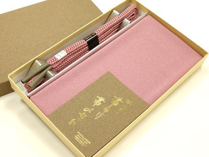 平和屋着物●和装小物　洗える帯締め・帯揚げセット　平組　色無地　未使用　AABJ9456ay