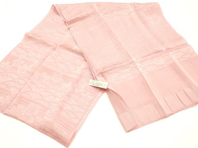 平和屋着物＊夏物　和装小物　帯締め・帯揚げセット　平組　レース組　花やわらぎ　芝花地紋　逸品　未使用　AABJ9457ay
