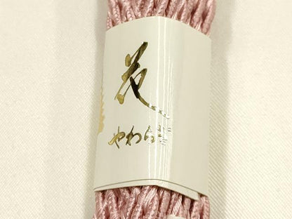 平和屋着物＊夏物　和装小物　帯締め・帯揚げセット　平組　レース組　花やわらぎ　芝花地紋　逸品　未使用　AABJ9457ay