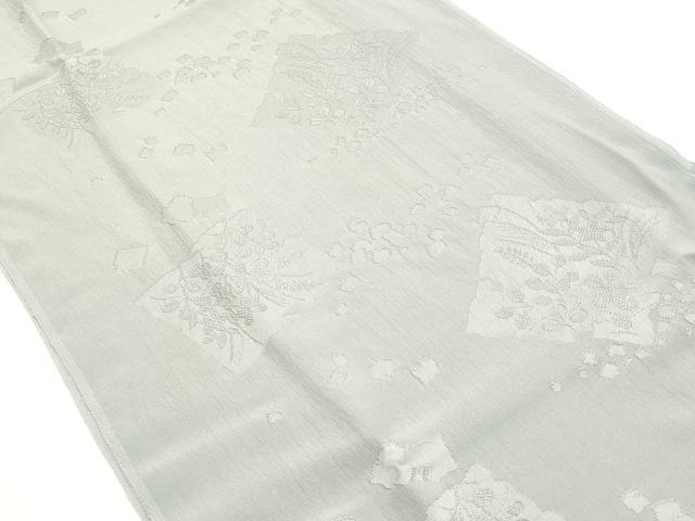 平和屋着物●和装小物　帯締め・帯揚げセット　高麗組　草木染　黒の彩　破れ色紙草地紋　逸品　未使用　AABJ9461ay