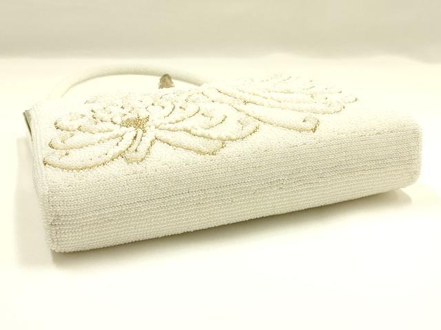 平和屋着物▼和装小物　和装バッグ　ビーズバッグ　ハンドバッグ　乱菊　逸品　未使用　AABJ9482ay