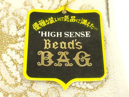 平和屋着物▼和装小物　和装バッグ　ビーズバッグ　ハンドバッグ　乱菊　逸品　未使用　AABJ9482ay