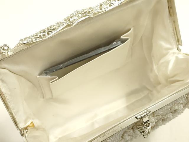 平和屋着物▼和装小物　和装バッグ　ビーズバッグ　ハンドバッグ　乱菊　逸品　未使用　AABJ9482ay