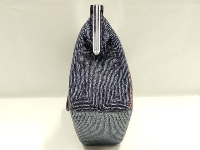 平和屋着物▼和装小物　和装バッグ　ビーズバッグ　ハンドバッグ　逸品　AABJ9493ay