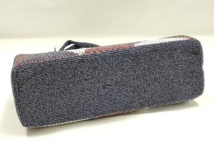 平和屋着物▼和装小物　和装バッグ　ビーズバッグ　ハンドバッグ　逸品　AABJ9493ay
