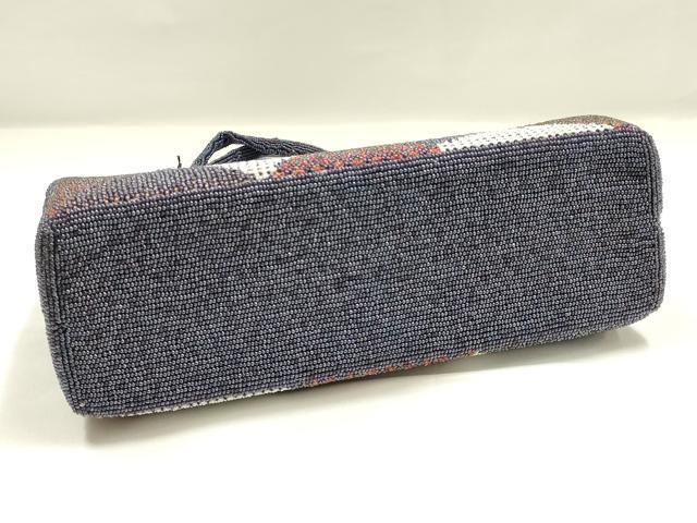 平和屋着物▼和装小物　和装バッグ　ビーズバッグ　ハンドバッグ　逸品　AABJ9493ay