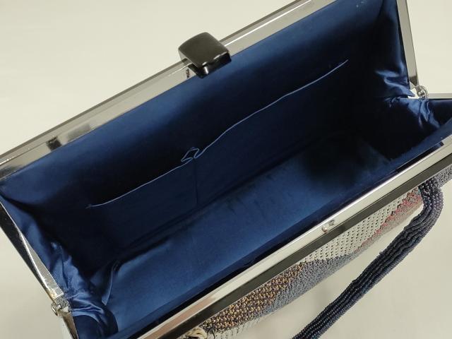 平和屋着物▼和装小物　和装バッグ　ビーズバッグ　ハンドバッグ　逸品　AABJ9493ay