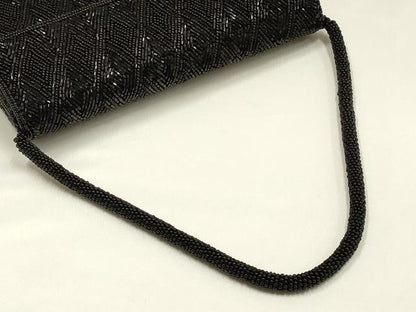 平和屋着物▼和装小物　和装バッグ　PECHINCHAR　ペシンシャ　ハンドバッグ　ビーズバッグ　菱繋ぎ　マグネット式　逸品　AABJ9497ay