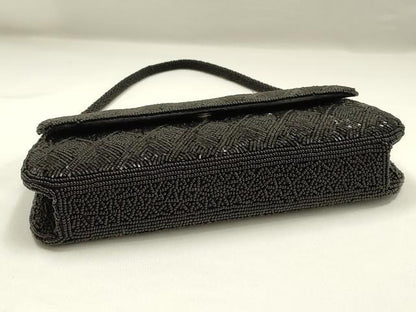 平和屋着物▼和装小物　和装バッグ　PECHINCHAR　ペシンシャ　ハンドバッグ　ビーズバッグ　菱繋ぎ　マグネット式　逸品　AABJ9497ay