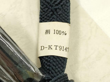 平和屋着物▼男性　和装小物　羽織紐　平組　切り房　逸品　未使用　AABJ9510ay