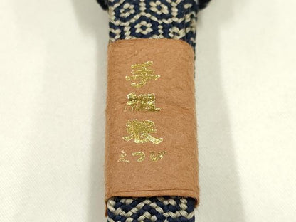 平和屋着物▼男性　和装小物　羽織紐　平組　亀甲　切り房　逸品　未使用　AABJ9511ay