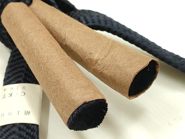 平和屋着物▼男性　和装小物　羽織紐　笹浪組　切り房　逸品　未使用　AABJ9512ay