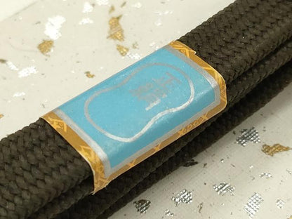 平和屋着物▼男性　和装小物　羽織紐まとめて3点　平組・丸組　紺・茶色系　切り房　逸品　AABJ9515ay