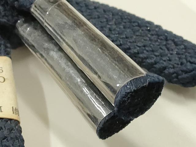 平和屋着物▼男性　和装小物　羽織紐まとめて3点　平組　紺・青色系　切り房　逸品　AABJ9516ay