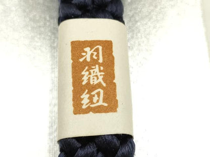 平和屋着物▼男性　和装小物　羽織紐まとめて3点　平組・丸組　紺・茶色系　切り房・撚り房　逸品　AABJ9518ay