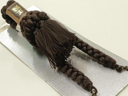平和屋着物▼男性　和装小物　羽織紐まとめて3点　平組・丸組　紺・茶色系　切り房・撚り房　逸品　AABJ9518ay