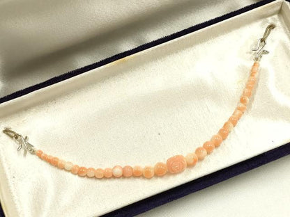 平和屋着物▼和装小物　羽織紐　まとめて10点　本珊瑚　白　ピンク　逸品　AABJ9527ay