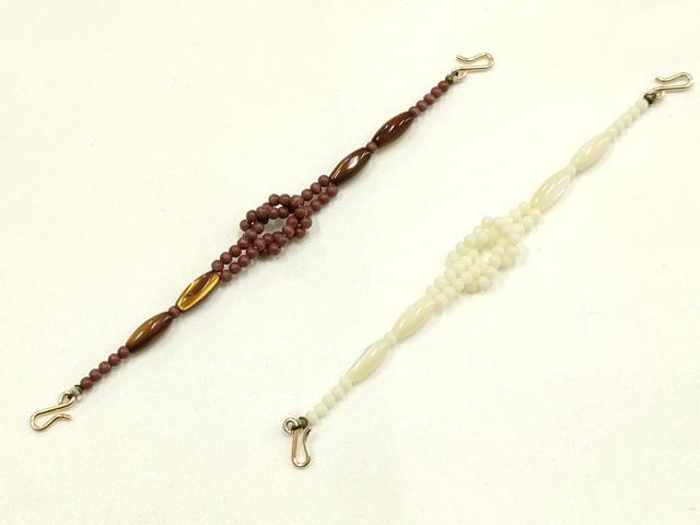 平和屋着物▼和装小物　羽織紐　まとめて10点　シェル　天然石　逸品　AABJ9530ay