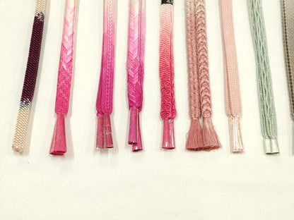 平和屋着物▼和装小物　羽織紐　まとめて20点　暈し　多色多彩　逸品　未使用　AABJ9535ay